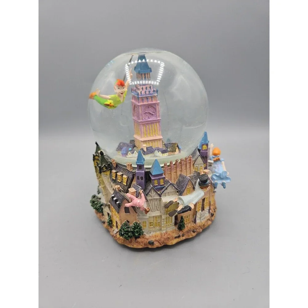 Disney Peter Pan Musical Snow Globe 50th Anniversary Hallmark Works